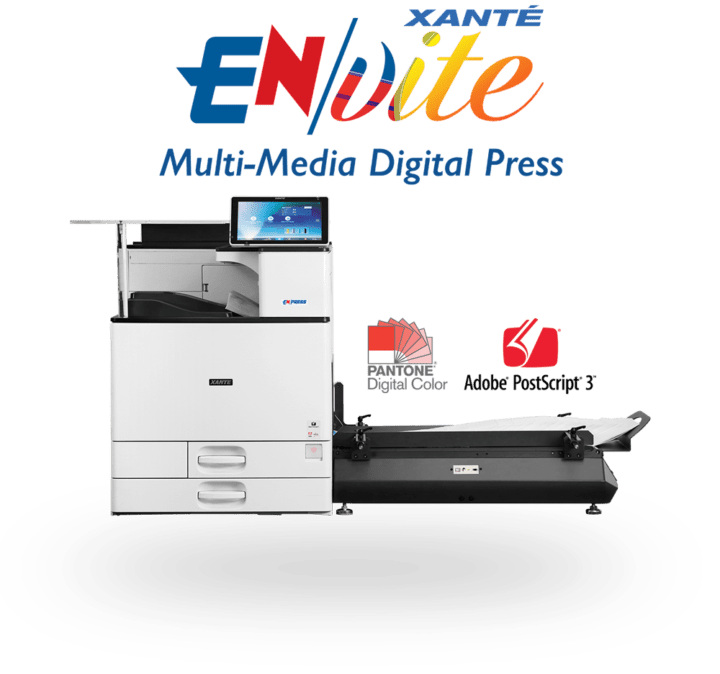En/vite Printer with SP Feeder, PC Table, Inv. Fuser (production system) - Printfinishing
