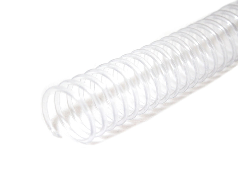 14 mm x 12" (4:1) Clear Plastic Coil - Pack of 100