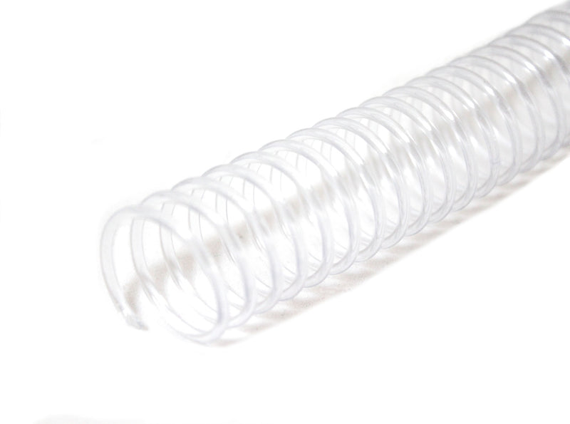 18 mm x 12" (4:1) Clear Plastic Coil - Pack of 100