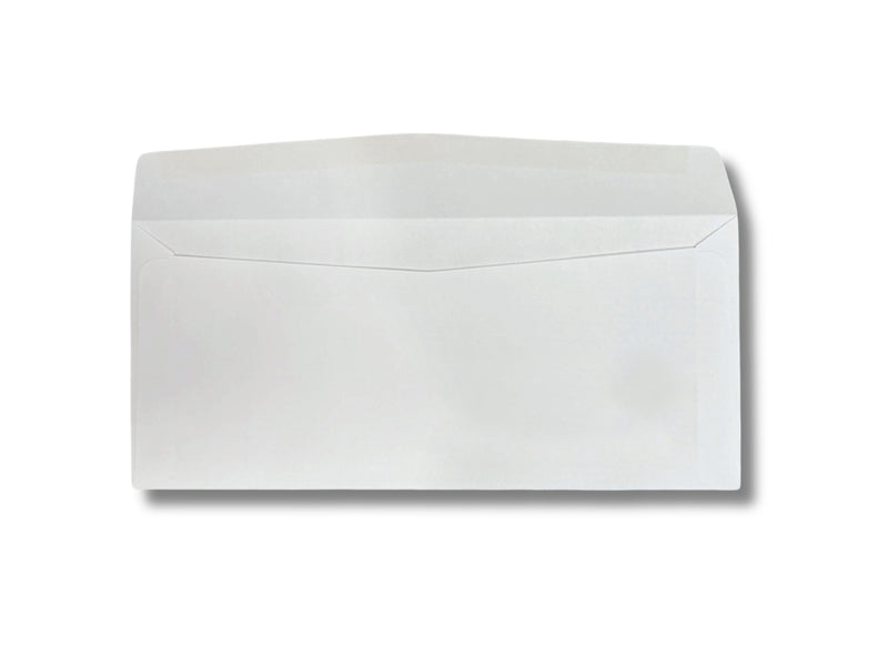 #10 White Woven Blank Envelopes / 500