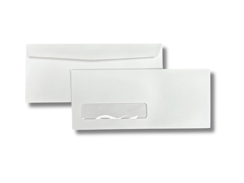 #10 White Woven Digital Window Envelopes / 500 *Only available in the GTA*
