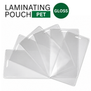 Laminating Pouch - Luggage Tag - 2.5" x 4.25" Slot Punch - 10 mil - Gloss - 500/box