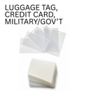 Luggage Tag, Military, Credit Card Laminating Pouches