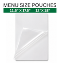 Menu Size Laminating Pouches