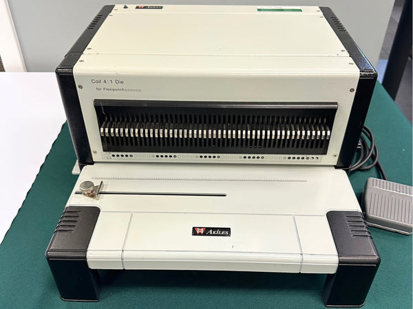 Reconditioned Akiles Flexi Punch E with 4:1 Coil Die