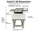 Xante X - 36 UV Flatbed Printer White Ink 2 Printheads - Printfinishing
