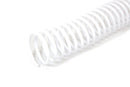 6 mm x 36" (4:1) White Plastic Coil - Printfinishing