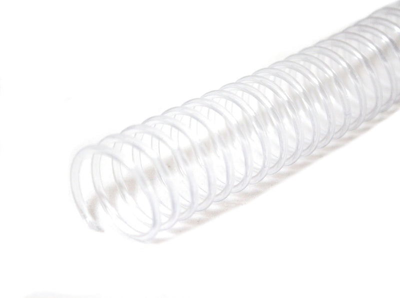 7 mm x 12" (4:1) Clear Plastic Coil - Pack of 100 - Printfinishing