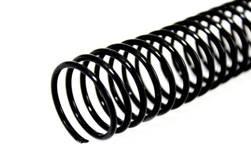 Box (100) 23mm Black Plastic Coil - 5:1, 12' long - Printfinishing