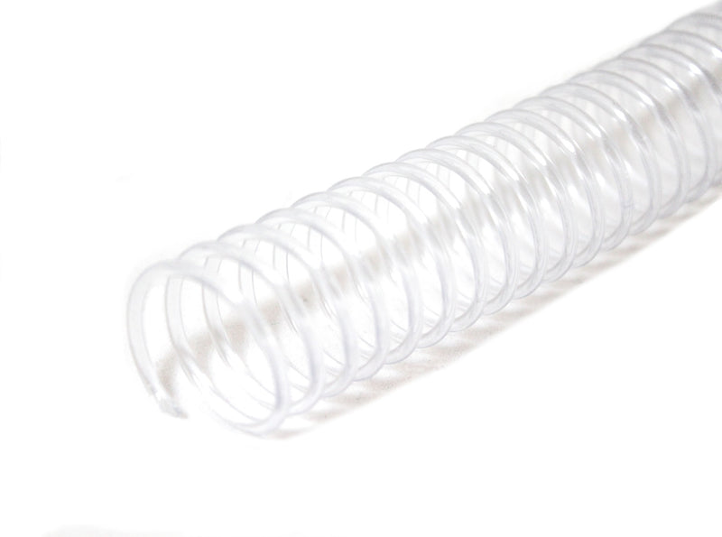 20 mm x 12" (4:1) Clear Plastic Coil - Pack of 100