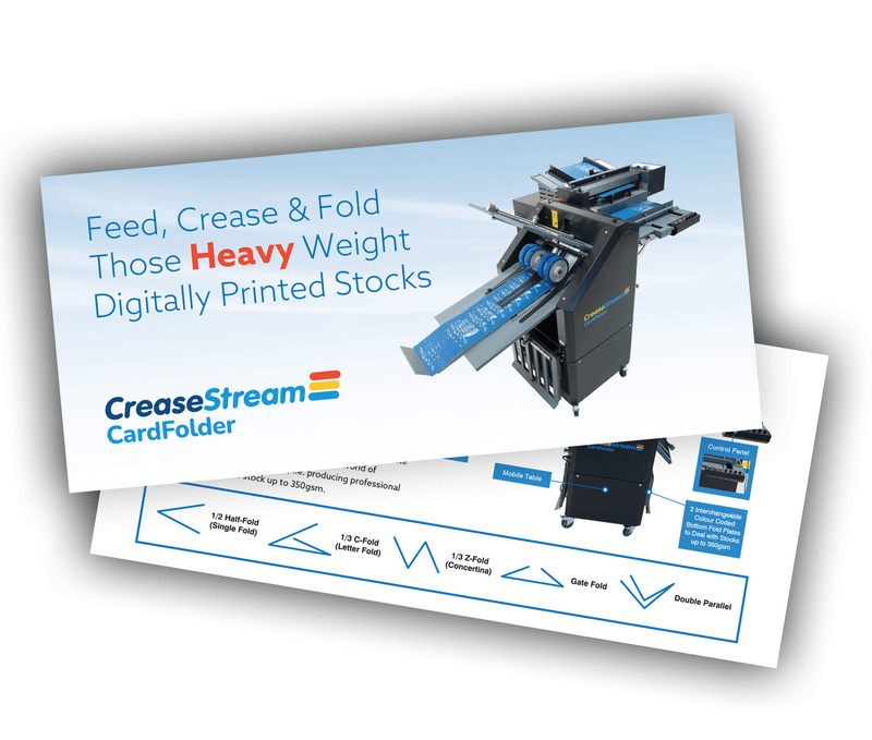 CreaseStream Digital CardFolder - Printfinishing