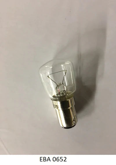 White cut line light bulb for the EBA 721, Triumph 6550, Triumph 5222, and other models SKU EBA 0652 see picture