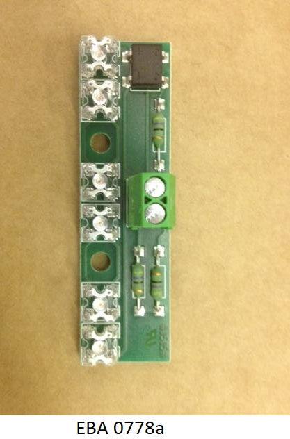 EBA 0778a - Board with 6 LED's for 48