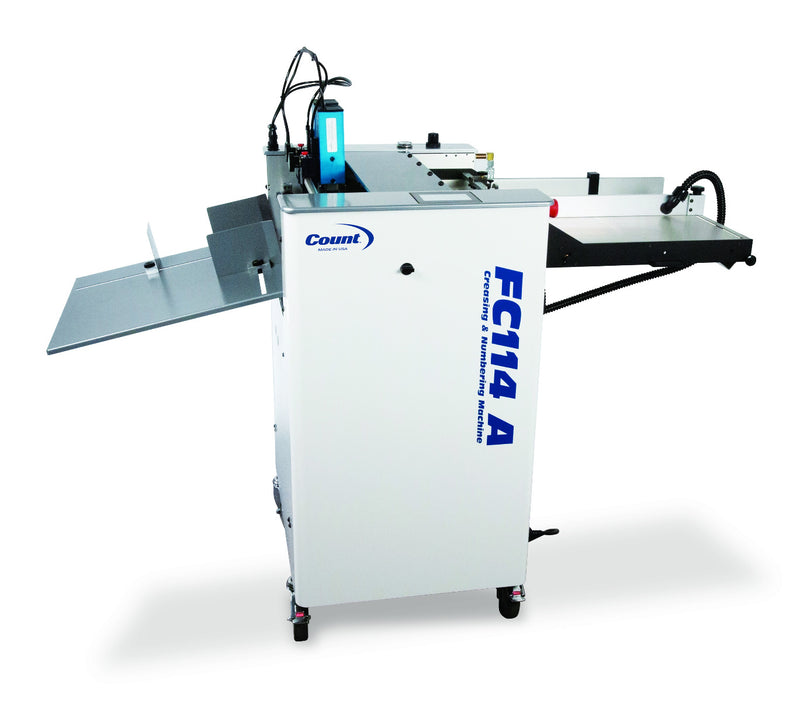 Count FC 114A - Air Feed Creasing and Numbering Machine
