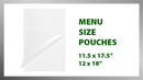 Menu Size Laminating Pouches - Printfinishing