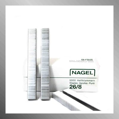 Nagel Staple 5/16" 26/8S, 5000 per box - Printfinishing