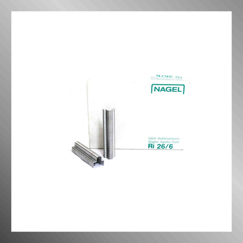 Nagel Staples - Loop 26/6 (1/4") - Box 5000 - Printfinishing