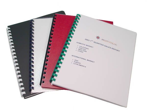 Document Binding Covers / Backing Sheets
