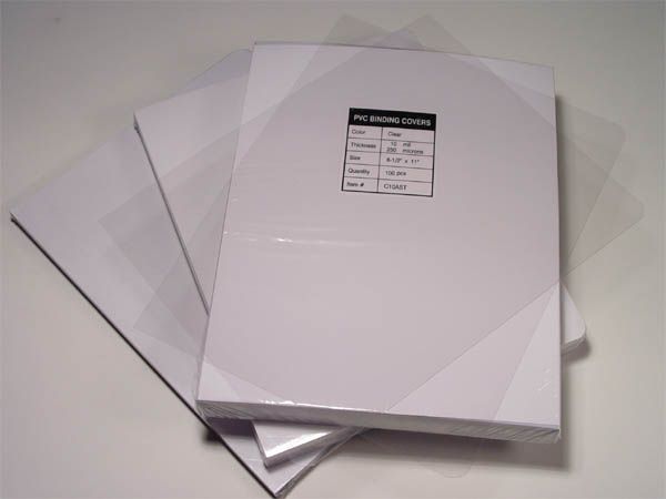 Document Backing Document Binding Covers / Backing Sheets