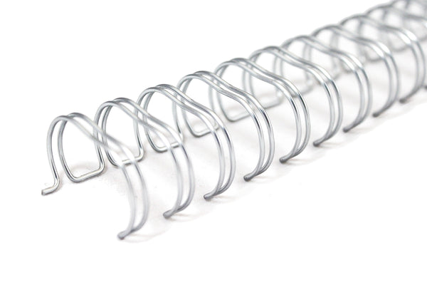 7/16" x 11" (3:1) Silver wire-o (100/ box)