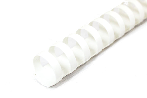 White / 1" Plastic Comb / for up to 200 sheets - 50 per Box