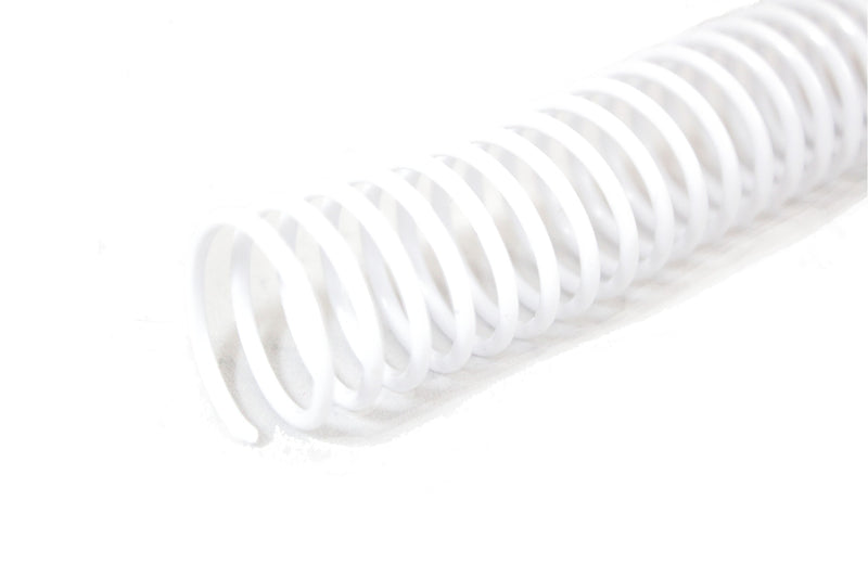 28 mm x 12" (4:1) White Plastic Coil - Pack of 100
