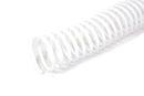 11 mm x 12" (4:1) White Plastic Coil - Pack of 100
