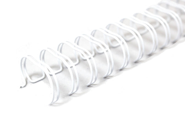 9/16" x 11" (3:1) White wire-o (100/ box)