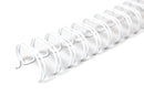 7/16" x 11" (3:1) White wire-o (100/ box)