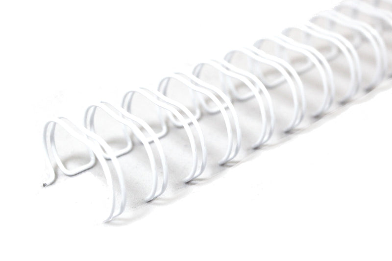 1 1/4" x 11" (2:1) White wire-o (30/ box) 21 loop