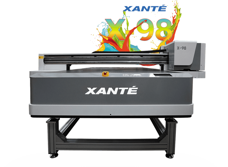 X-98 UV flatbed Printer - CMYK 2 Printheads No UV Unlimited, No Braille Ability - Printfinishing