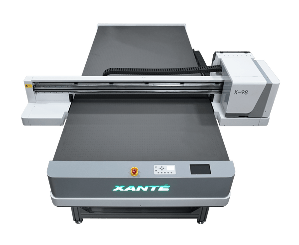 X-98 UV flatbed Printer - CMYK 2 Printheads No UV Unlimited, No Braille Ability - Printfinishing