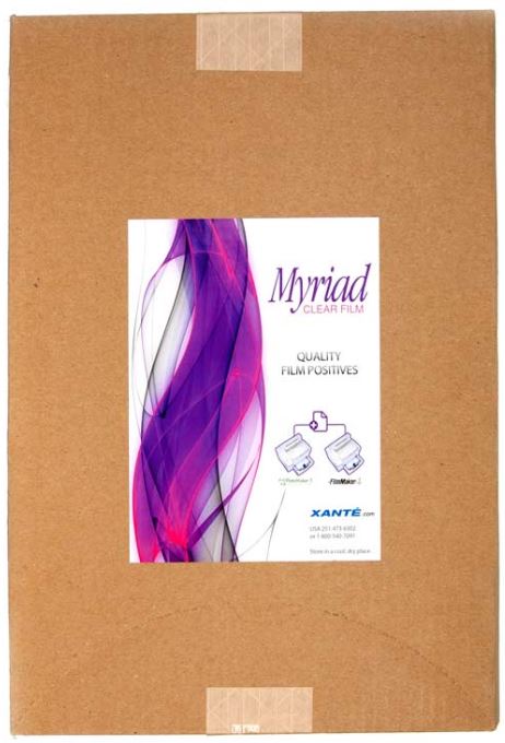Xante Myriad Film 10" x 15" - 100 sheets - 200-100005 - Printfinishing